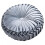 Round floor pillow solid color pleated 38x10 cm 1
