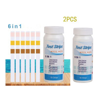 Pool Test Strips 6-in-1 100 Count for Hot Tub and Swimming