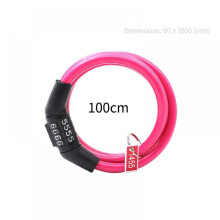 Bicycle Chain Lock with 4-Digit Password 1.2m