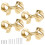 Brass Gold Bow Knobs for Drawers and Cabinets 4 pcs 1