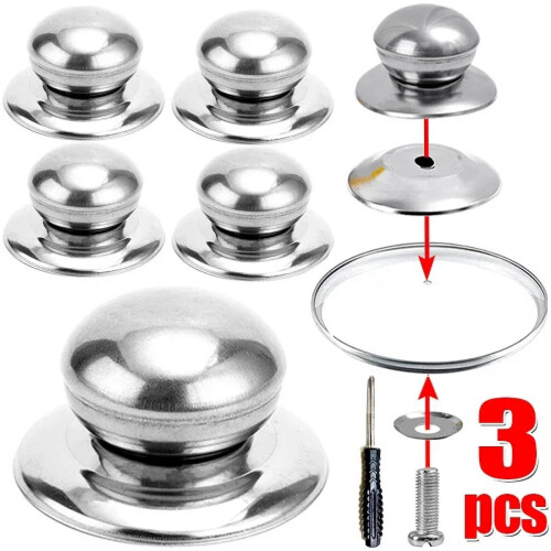 Kitchen Pot Lid Universal Replacement Set Black 1 Piece 1
