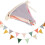 Pennant Banner Cotton Triangle Flag 2.6M 2 pcs 1