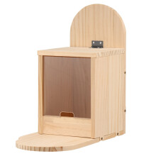 Wooden Squirrel Feeder House, Outdoor Chipmunk Feeding