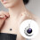 Welling zodiac pendant necklace half moon constellation 2