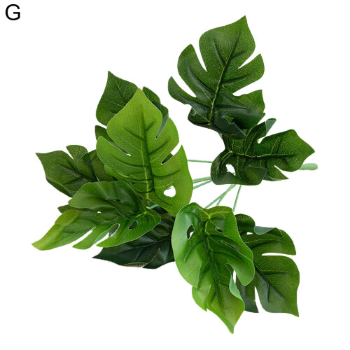 Artificial Plant Stem with Leaves 1 Piece 1