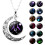 Welling zodiac pendant necklace half moon constellation 7