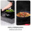 Salad Bowl Plastic Nonslip 8-inch Black 7