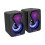 XTMPMY black wired computer speaker with superior audio 6