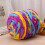 Cotton knitting yarn ball soft chunky woven 6