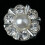 Rhinestone Alloy Flatback Buttons for DIY Craft 10 pcs 7
