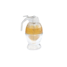 Distributeur de miel et sirop Fox Run avec base chauffante, transparent, 8,3 x 10,2 x 15,2 cm