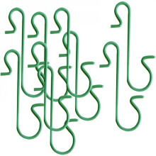 Christmas Ornament Hooks Metal S-Shaped 50pcs