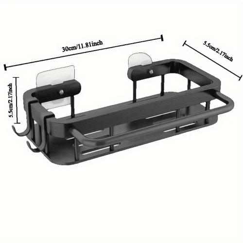 Stainless Steel Wall-Mount Organizer Rack for Sink and 2