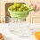 Drain Basket Set Double-Layer Portable 3-Piece 6