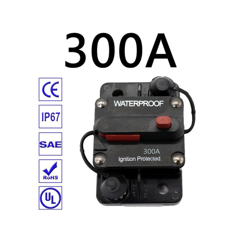Circuit Breaker 30-300A Manual Reset Marine Boat 9370362076700