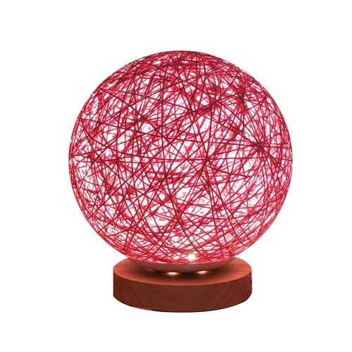Hengsof Rattan Table Lamp Dimmable Vintage Wicker 1 1