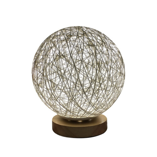 Hengsof Rattan Table Lamp Dimmable Vintage Wicker 1 2
