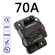Circuit Breaker 30-300A Marine Manual Reset Inline