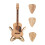 Wooden Guitar Pick Box with Stand 1 Pack 4