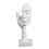 Thinker Lady Sculpture Abstract Face Art Statue White 1