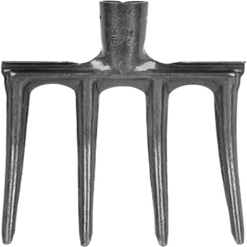Garden digging fork 4-tine high-carbon steel 1