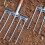 Garden digging fork 4-tine high-carbon steel 7