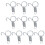 XROMTBEM Spring Latch Hooks for Wire Cages 10 pcs 7
