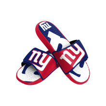 FOCO New York Giants NFL Heren Gel Slides - Colorblock Groot Logo, XL(13-14)