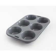 Fox Run Anti-aanbak Extra Grote Muffin- en Cupcakevorm, 6 Cup