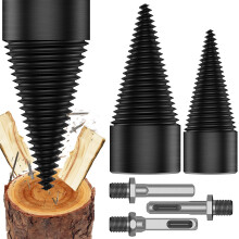 Firewood Log Splitter Bit High-Carbon Steel 2 pcs 32mm 42mm