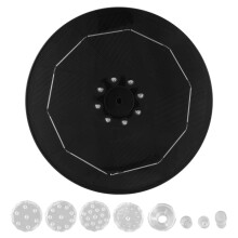 LED Solar Fountain Pump 21.5 cm 6.5W 5000mAh 6 Nozzles