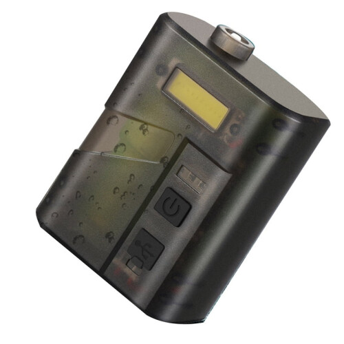 Aquarium air pump with LED light and USB charging