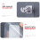 Wileqep curtain rod brackets self-adhesive 2 pcs 3