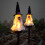 HBASD Solar Ghost Pathway Lights 18.11in Waterproof 6