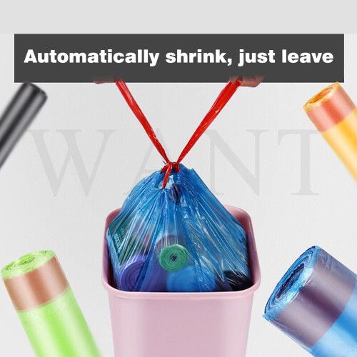 Kitchen drawstring garbage bags 5-gallon 5 pcs