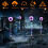 HBASD Halloween solar eyeballs stake 1 pack 4