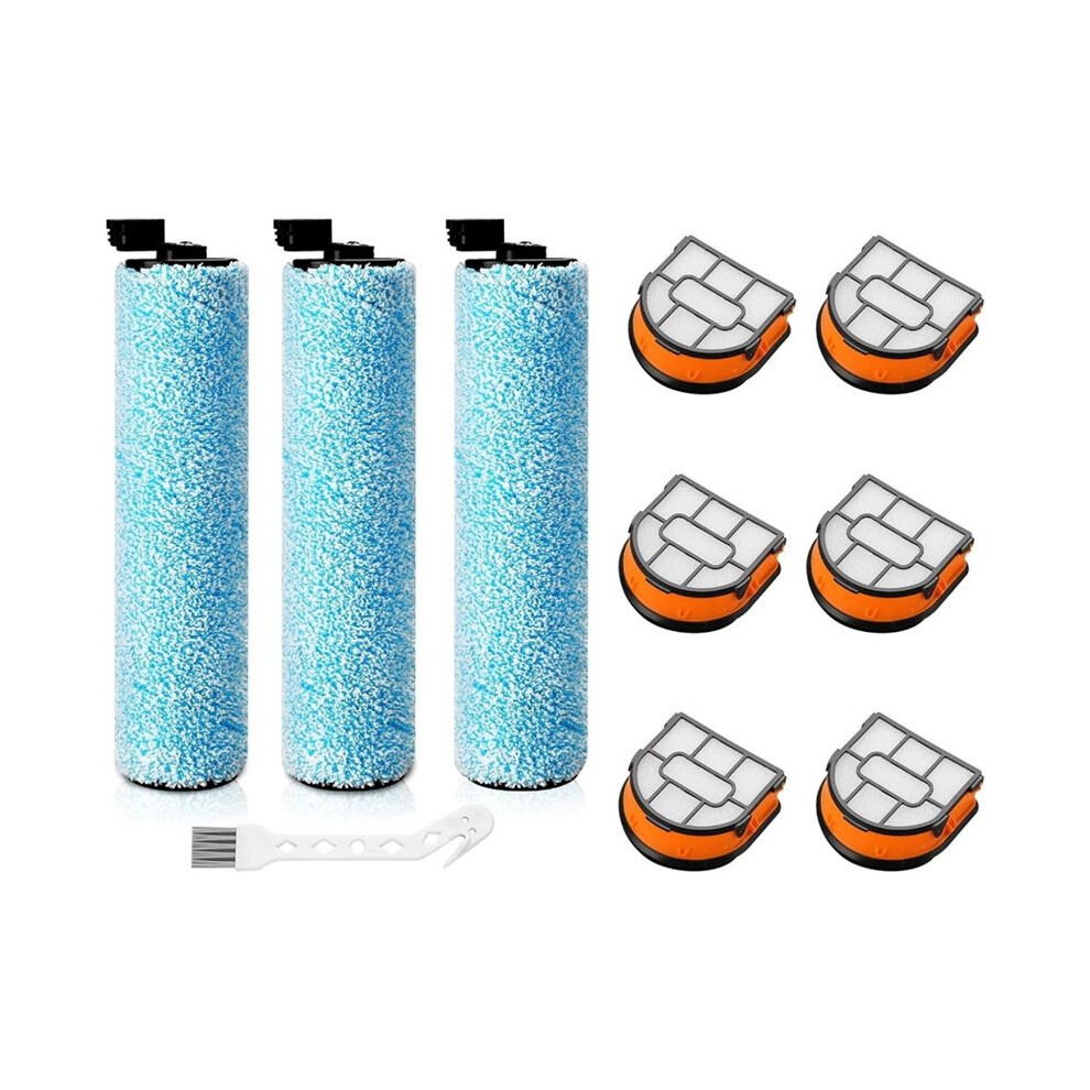 Wd161 Roller Filter For Hydrovac Messmaster Wet Dry Vacuum Cleaner Wd161 Wd261 Aw261(3 Brush 6 Foam Filter Kit) 6031433302601