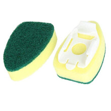 LYUCRAZ dishwand refill brush heads 4-pack non-scratch