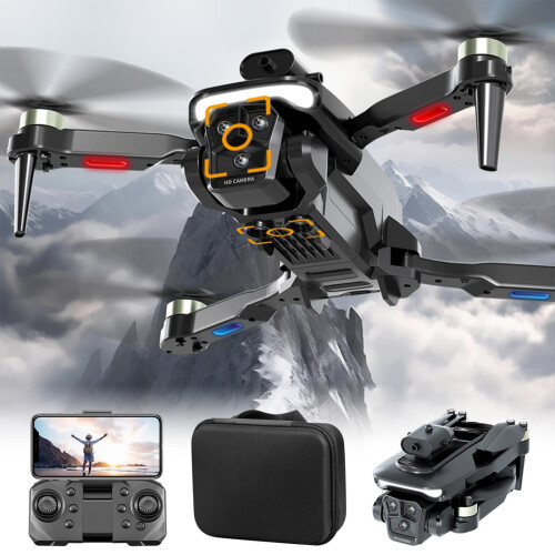 LYUCRAZ Racing Drone with Camera Brushless Motor Black