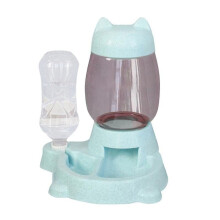 Luxsea pet feeder 2-in-1 gravity water and food bowl