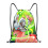 Rick and Morty drawstring bag unisex small 1