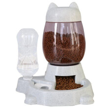 Luxsea pet feeder 2-in-1 gravity cat dog bowl