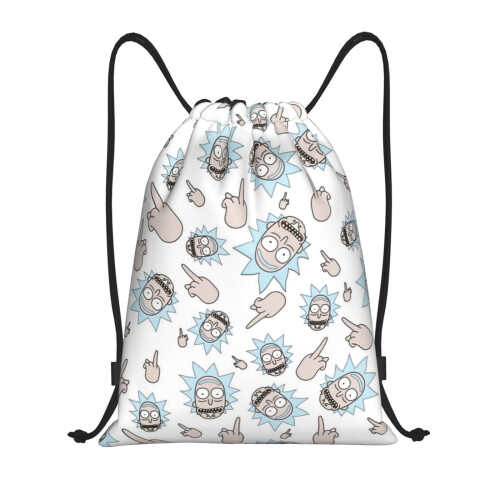 Rick and Morty Drawstring Bag Unisex Small