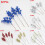 Artificial Glitter Berry Stem 12 PCS Gold Silver 2
