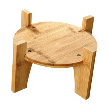 Wood Beverage Dispenser Holder 18 cm Diameter