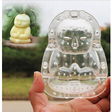 Buddha-shaped fruit mold for apple pear peach