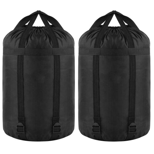 Nylon Compression Sack for Sleeping Bag 2 Pack