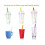 Wileqep smoothie straws multi-color 100 pcs 0.43" x 9.45" 3