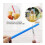Wileqep smoothie straws multi-color 100 pcs 0.43" x 9.45" 6