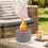 Desk Fireplace Bioethanol Combustion Chamber Set 3